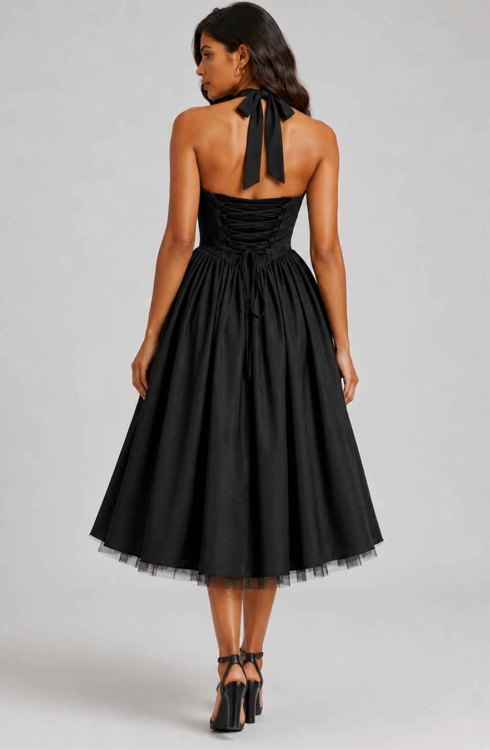 The Colette Halter Midi Dress