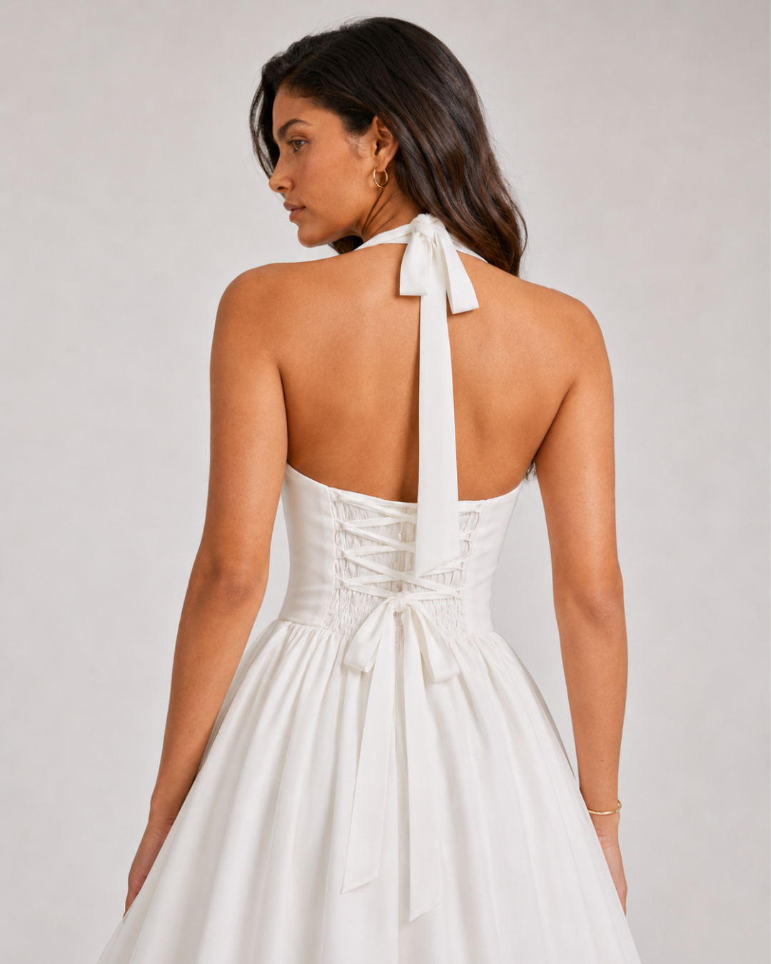 The Colette Halter Midi Dress
