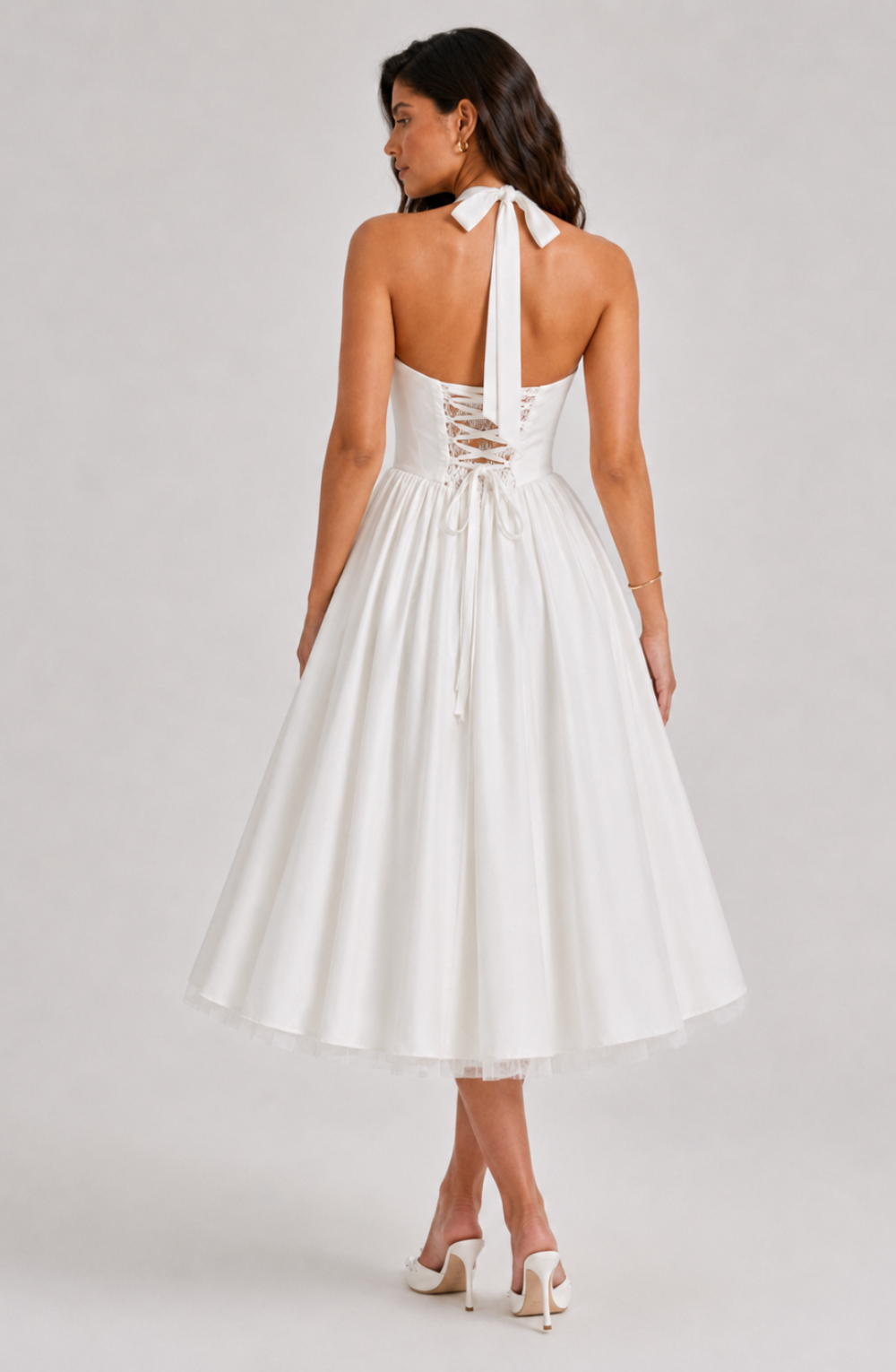 The Colette Halter Midi Dress