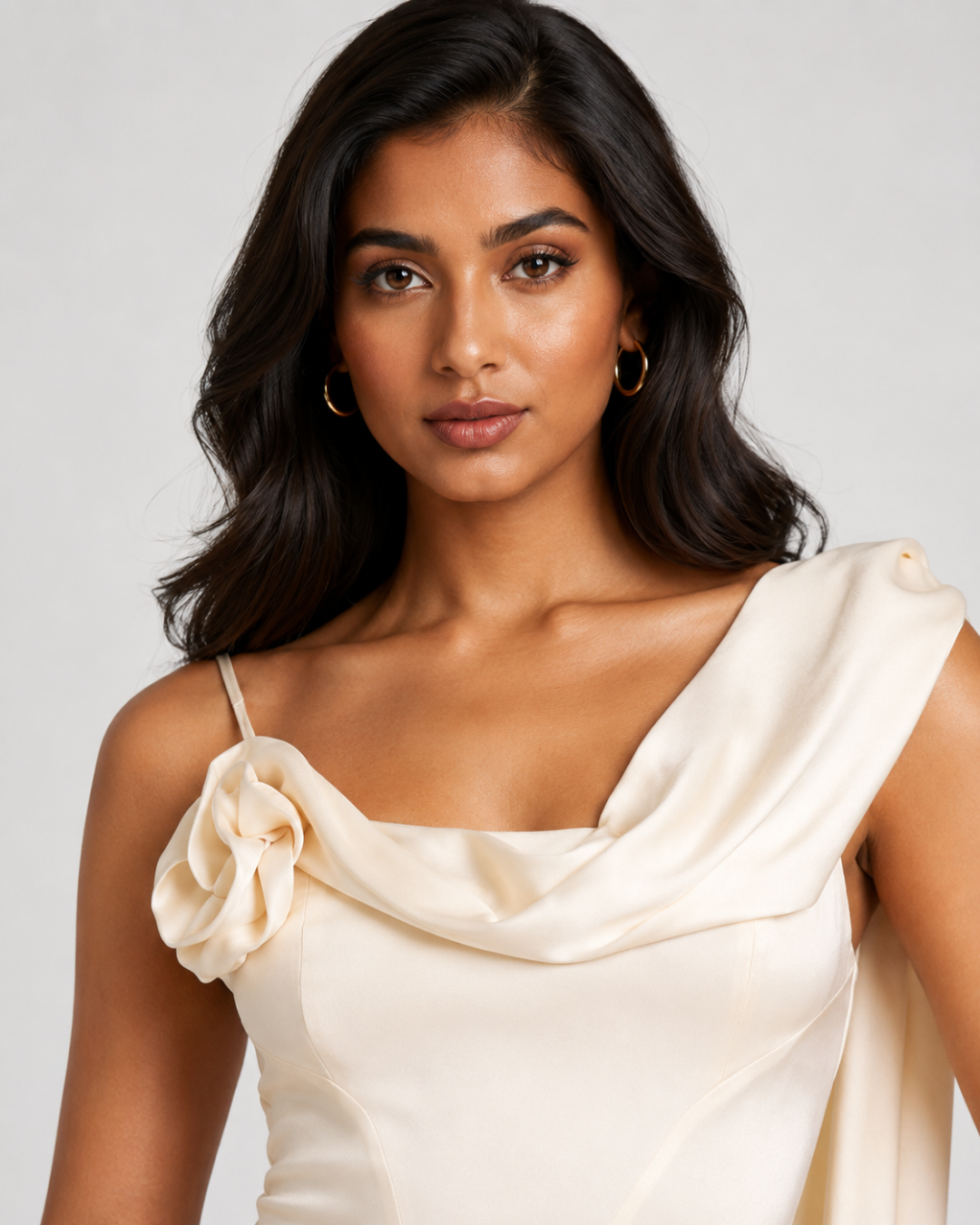 The Isabeau Draped Mermaid Gown