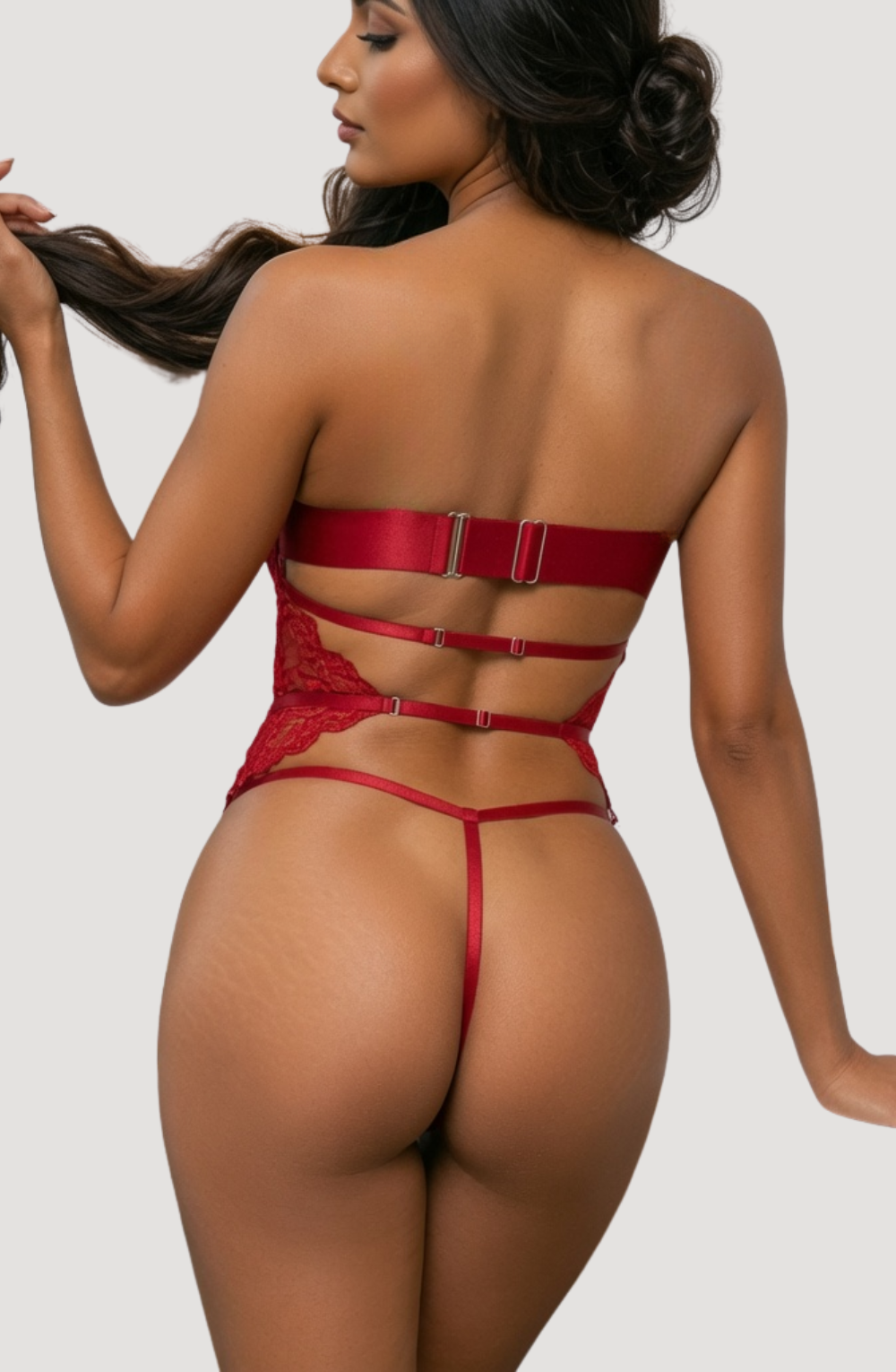 Valentina Cage Lace Lingerie Set
