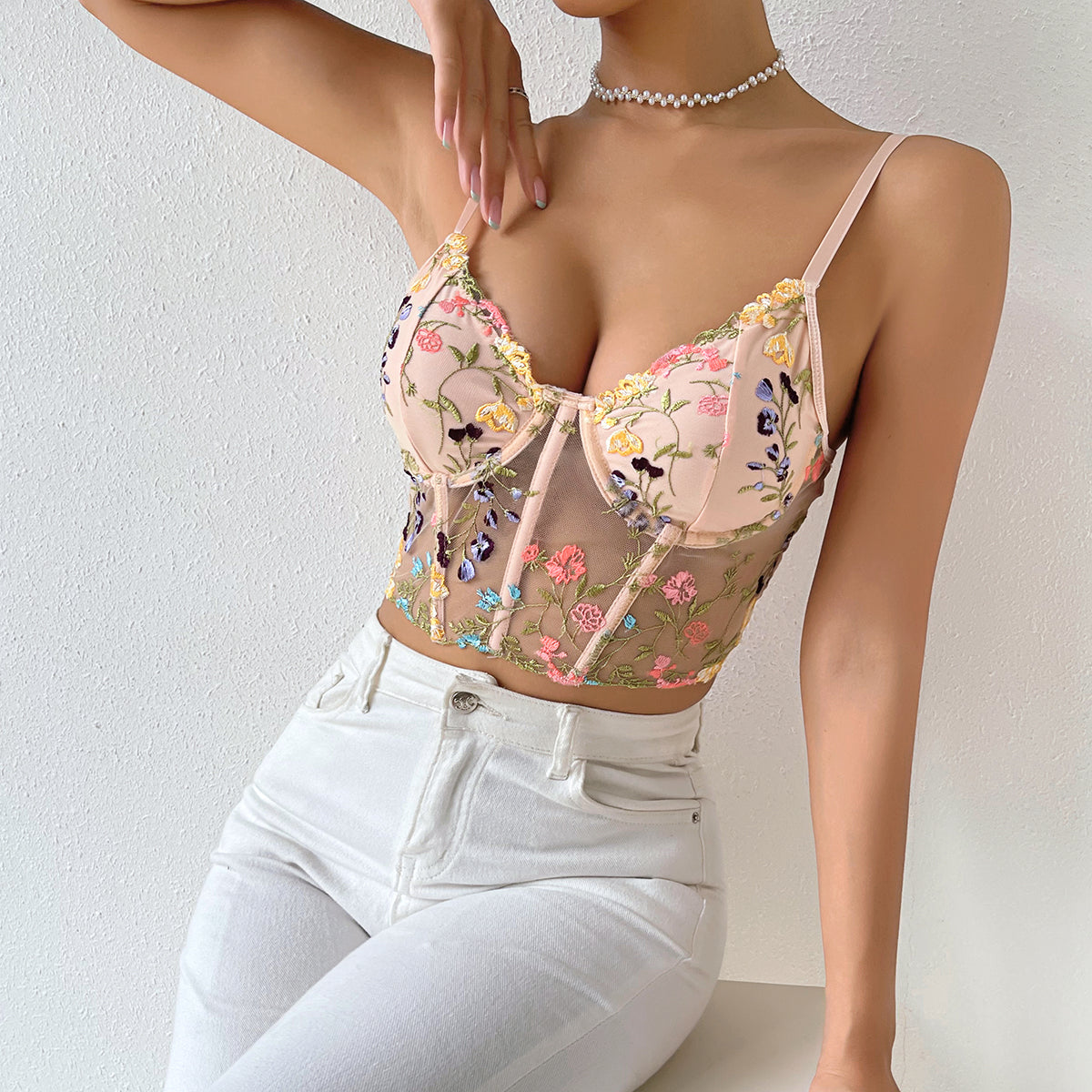 Evelyn Crop Top GLAD AND GLAM, 46% OFF