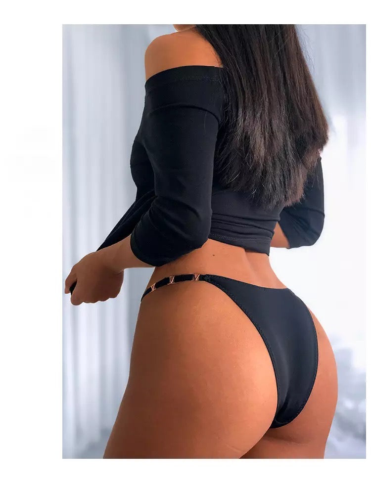 Illustration High Waisted Thong | Buy lingerie in Sri Lanka