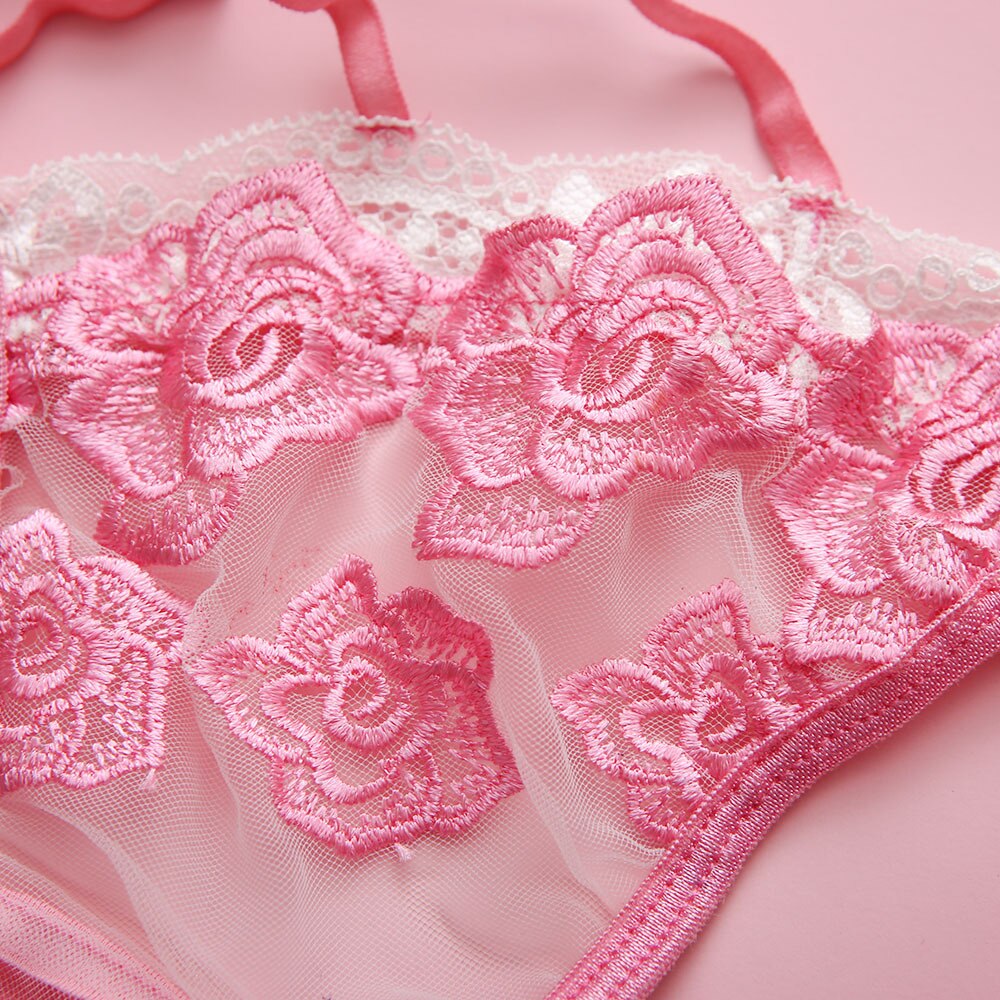 Rose Garde Embroidery Bra and Panty