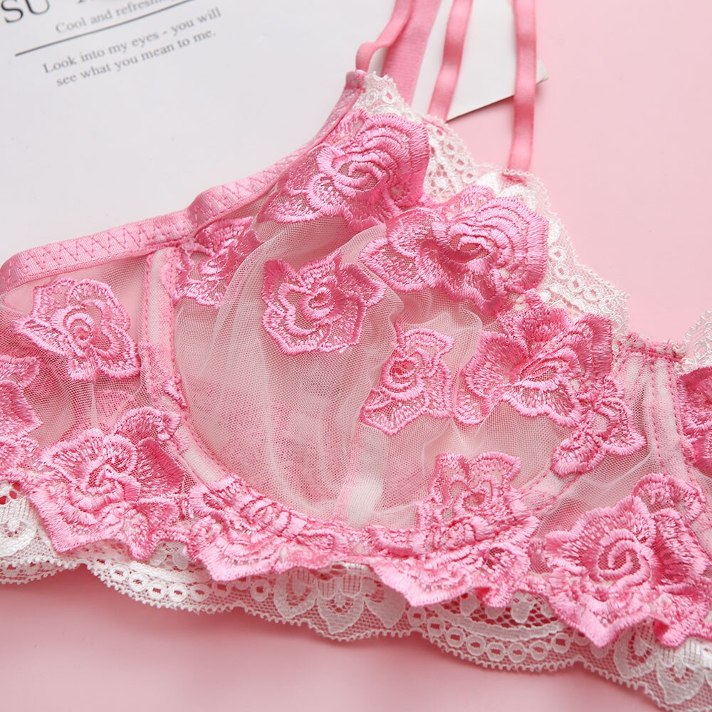 Rose Garde Embroidery Bra and Panty